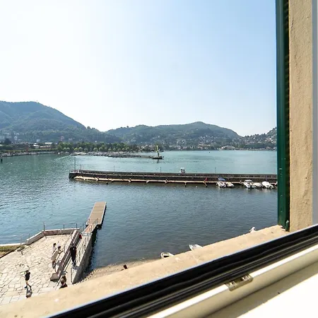 Esclusivo Fronte Lago, In Centro A Con Garage شقة كومو