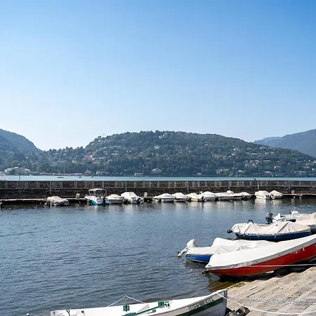Esclusivo Fronte Lago, In Centro A Con Garage كومو